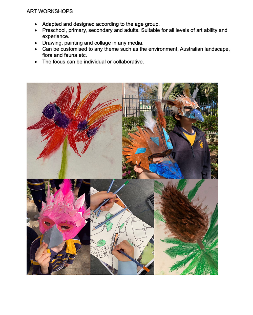 Art Workshop p1 Tannya Harricks