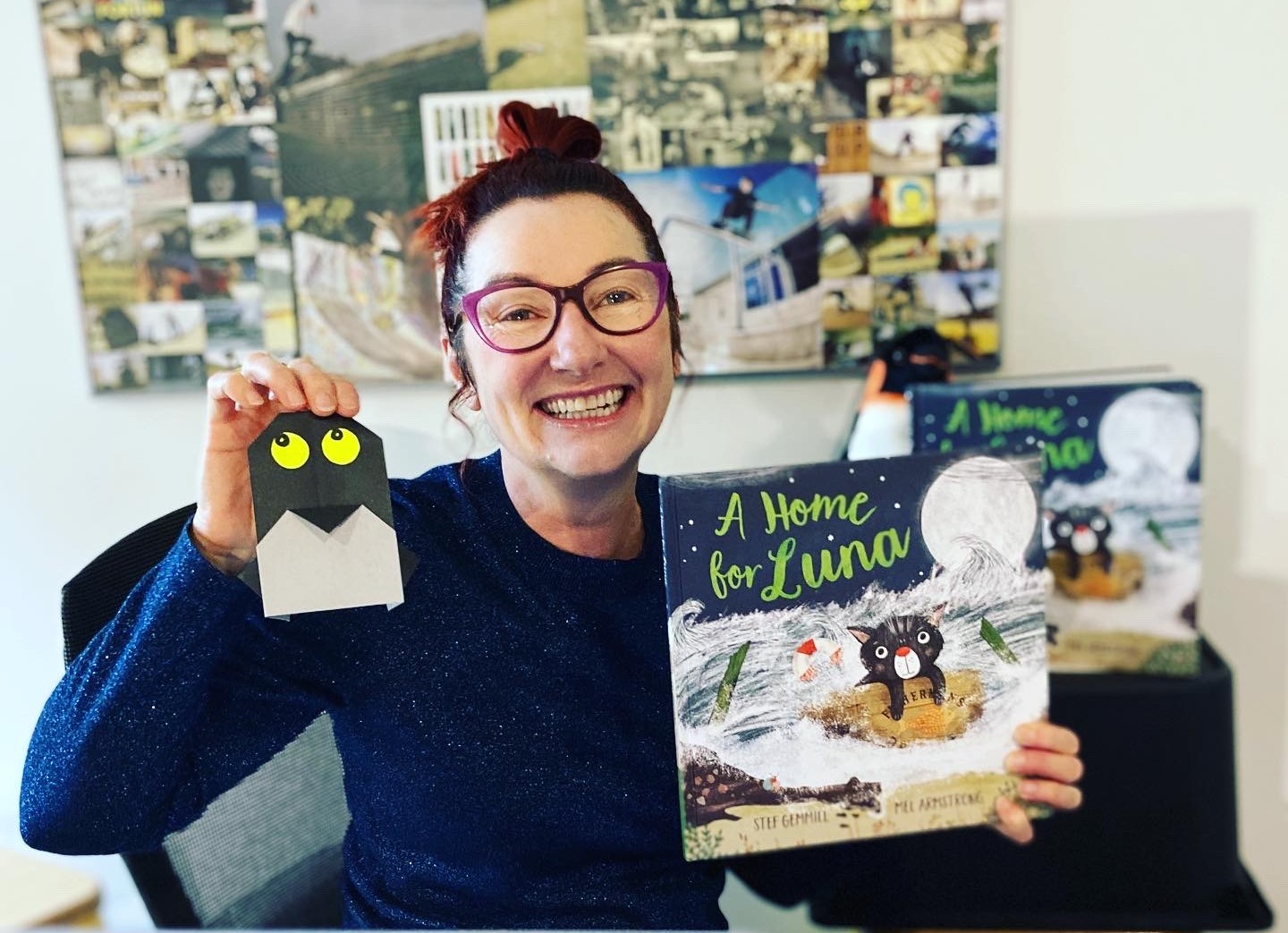 Author visit penguin Stef Gemmill