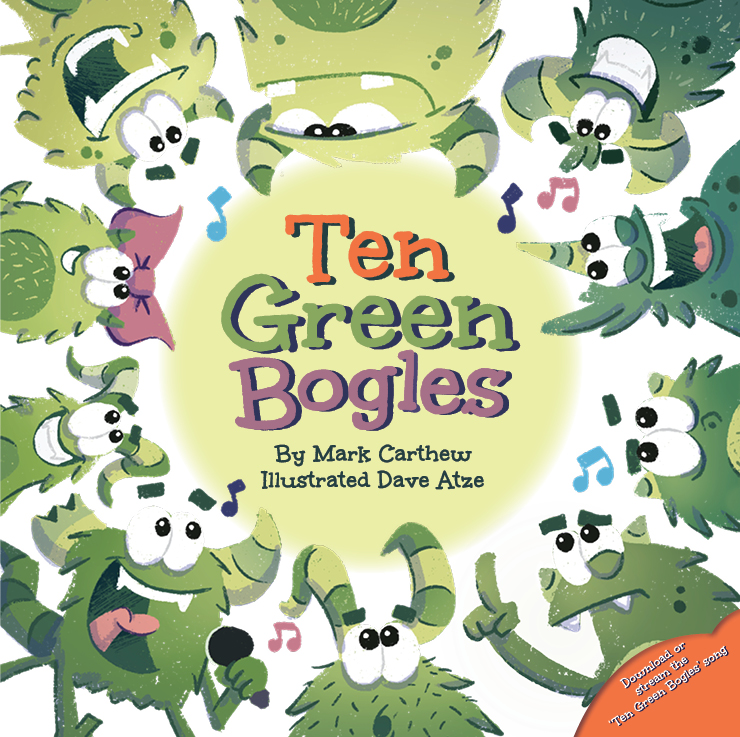 Ten Green Bogles Front cover Mark Carthew